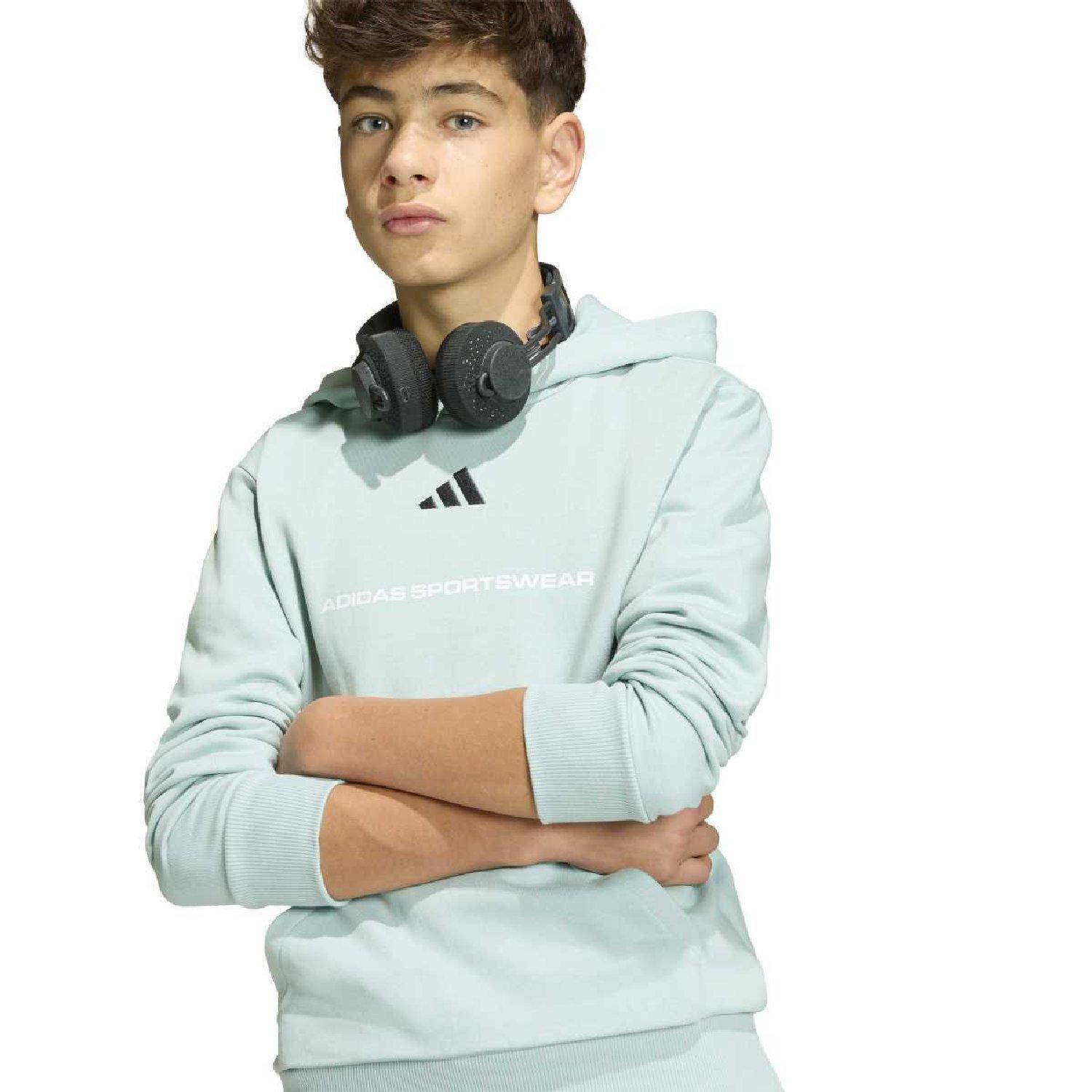 tactiele groen - adidas - adidas Sportswear Slogan Hoodie - 5