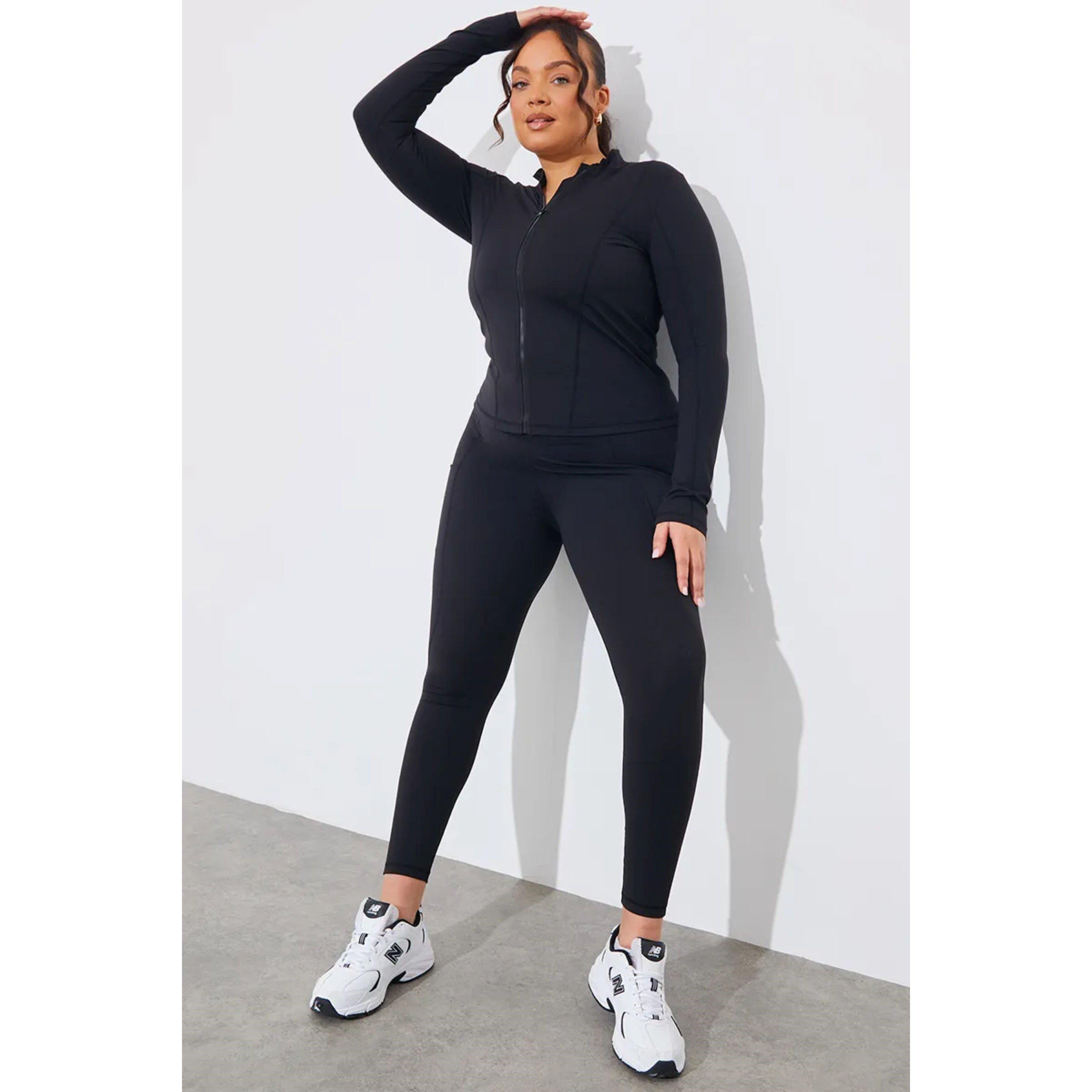 Black - fITS - Tall Black Soft Touch Seam Detail Leggings - 1