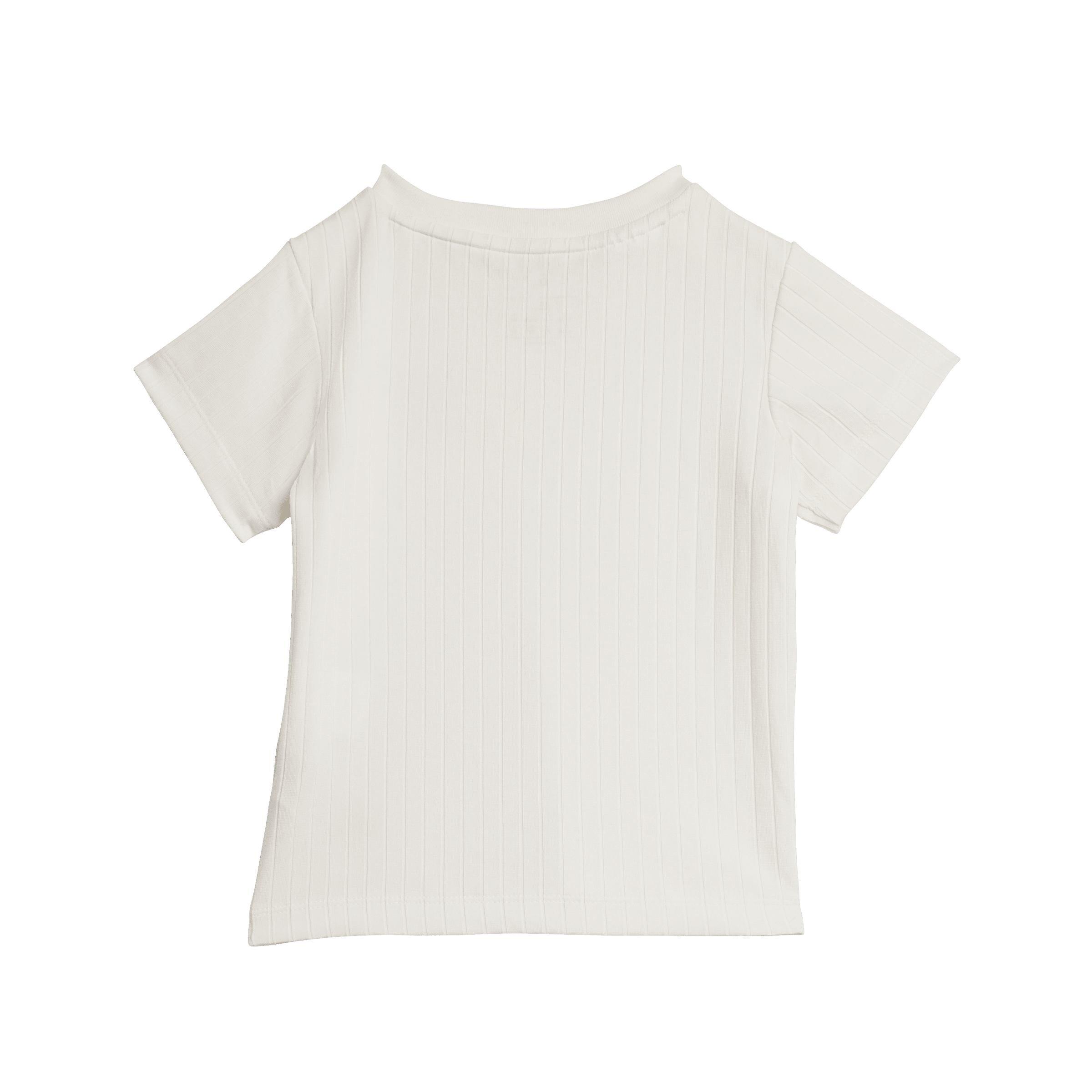 schwarz - adidas - adidas Regular Wide Rib Short T- Shirt Set - 3