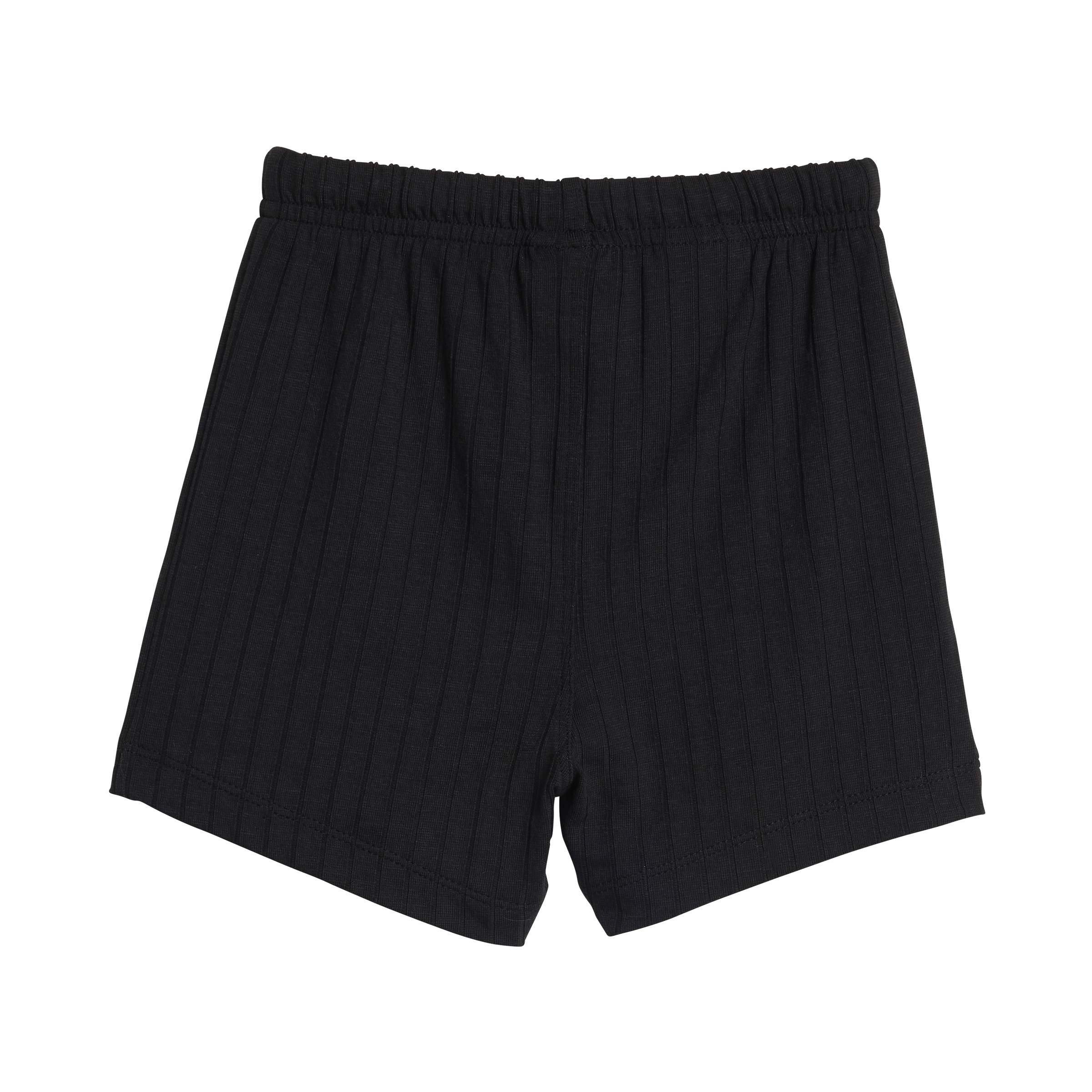 schwarz - adidas - adidas Regular Wide Rib Short T- Shirt Set - 4