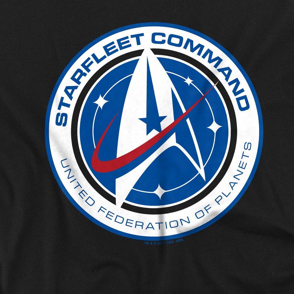 Black - Star Trek - Star Trek Discovery Starfleet Command T Shirt Bla - 2