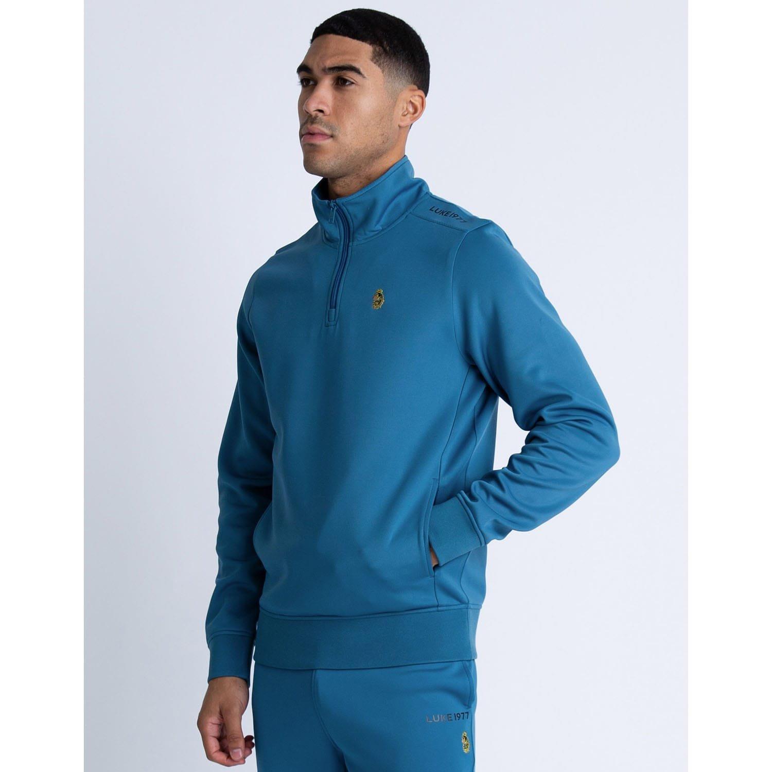 Navy - Luke 1977 - TTPQR quarter Zip Sweatshirt - 3