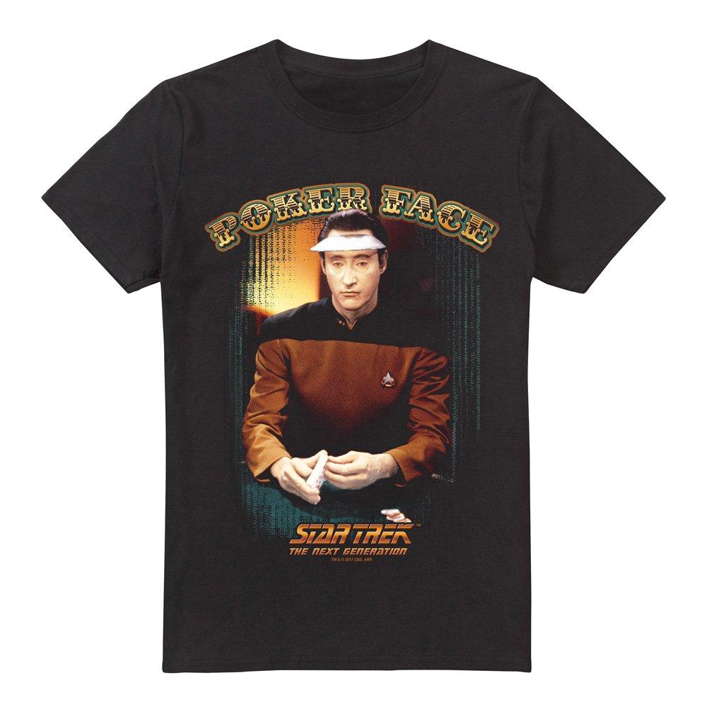 Black - Star Trek - Star Trek Poker Face T Shirt Black - 4