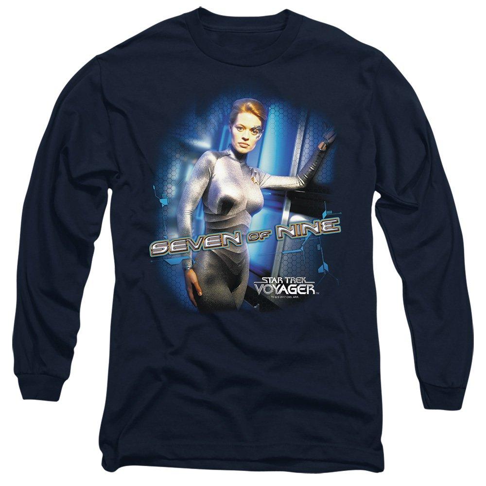 Navy - Star Trek - Star Trek Seven Of Nine Long Sleeve T-Shirt Navy - 1