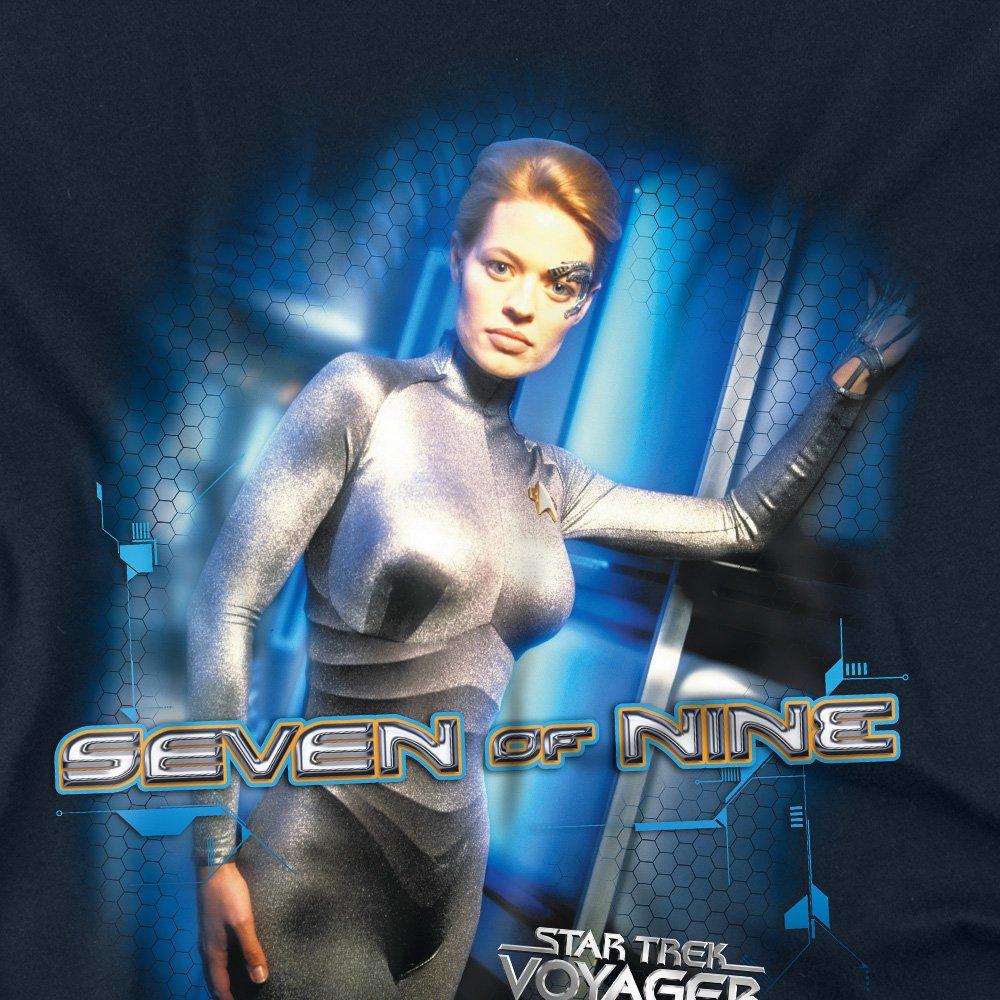 Navy - Star Trek - Star Trek Seven Of Nine Long Sleeve T-Shirt Navy - 2