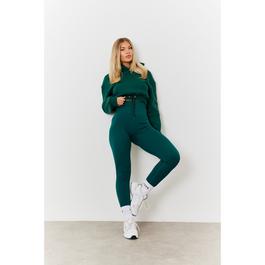 fITS Green Seamless High Waist Bum Boosting Leggings