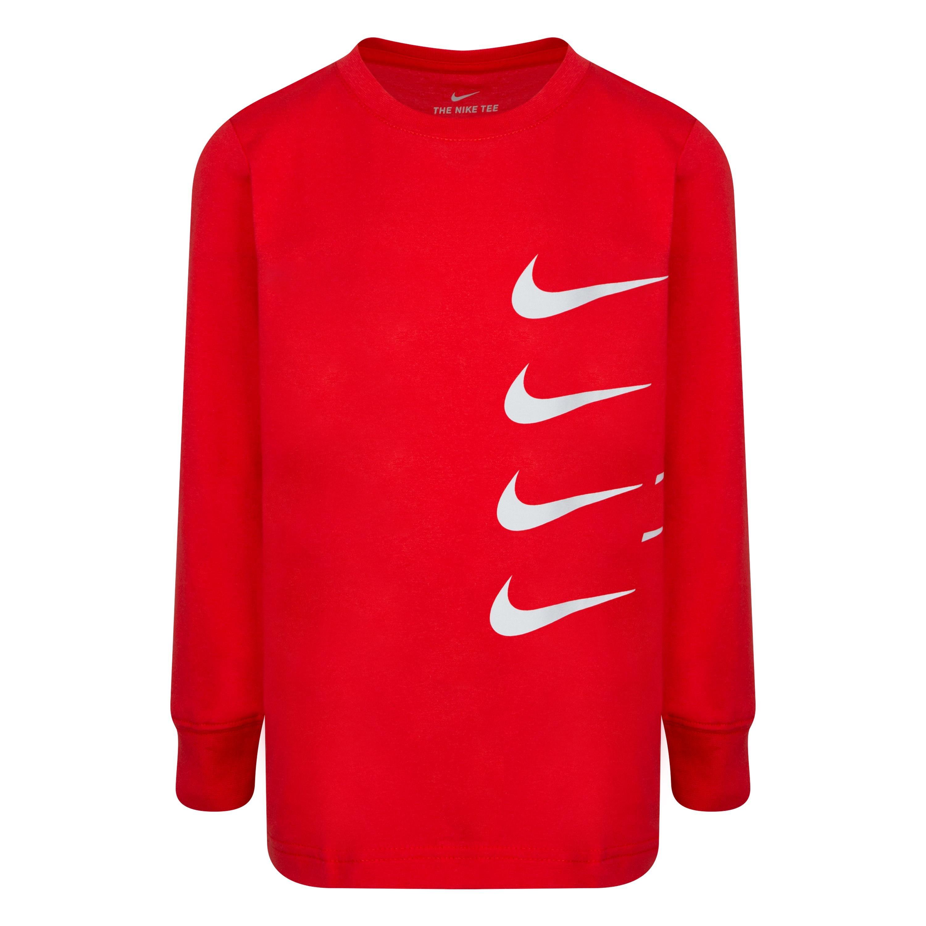University Red - Nike - Kids' Long Sleeve T-Shirt - 1