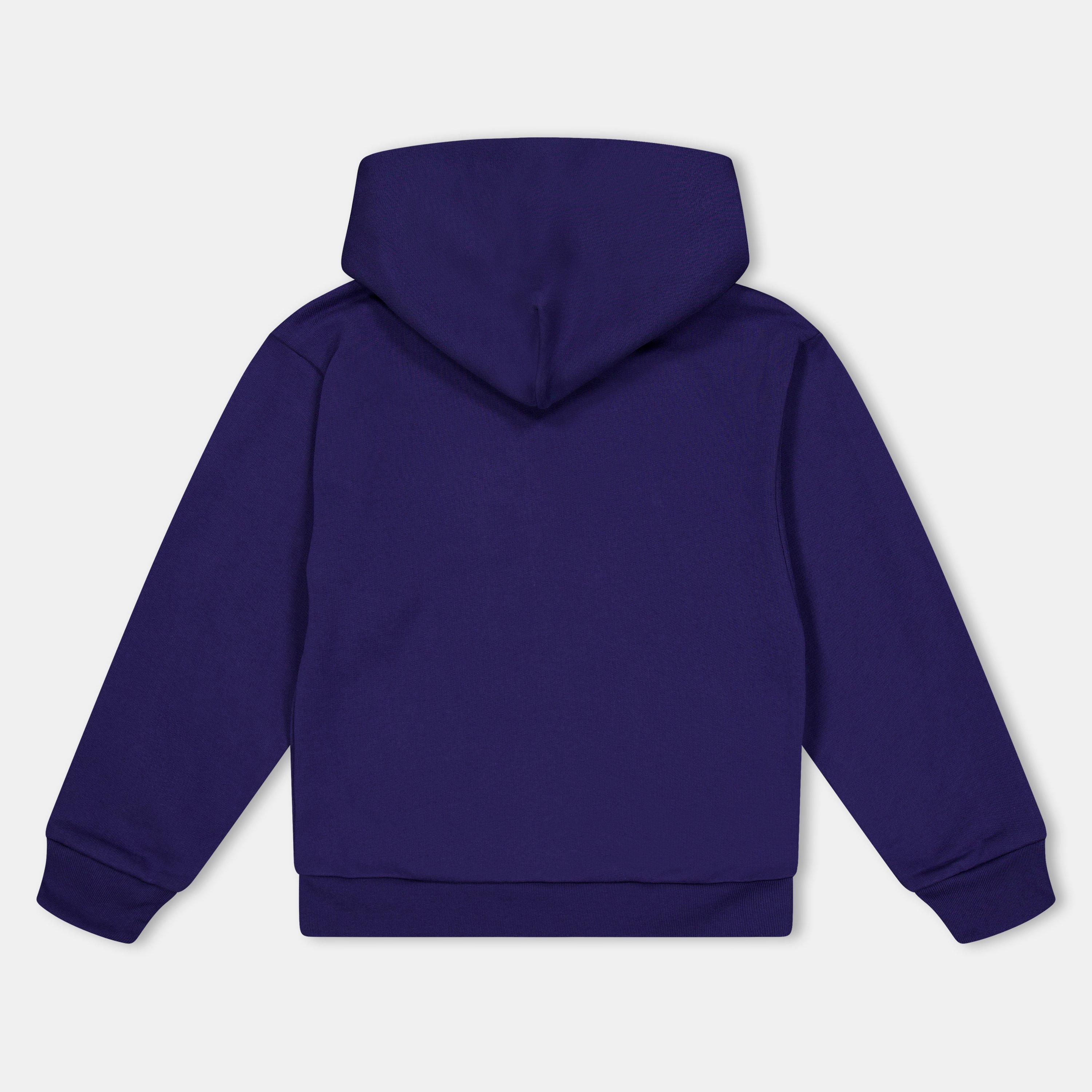 Blue/White - Balenciaga - Unisex Over the Head Hoodie, Kids Hoodie - 2