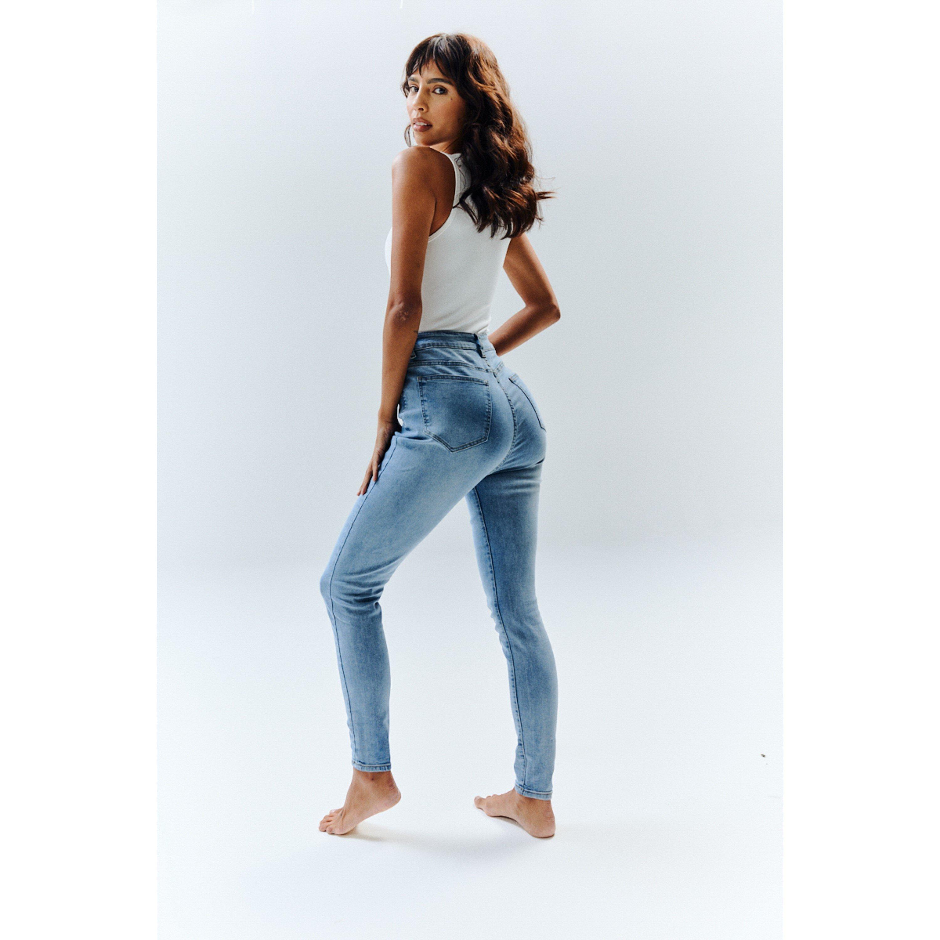 Light Blue - In The Style - Petite Isobelle Skinny Jean - 2