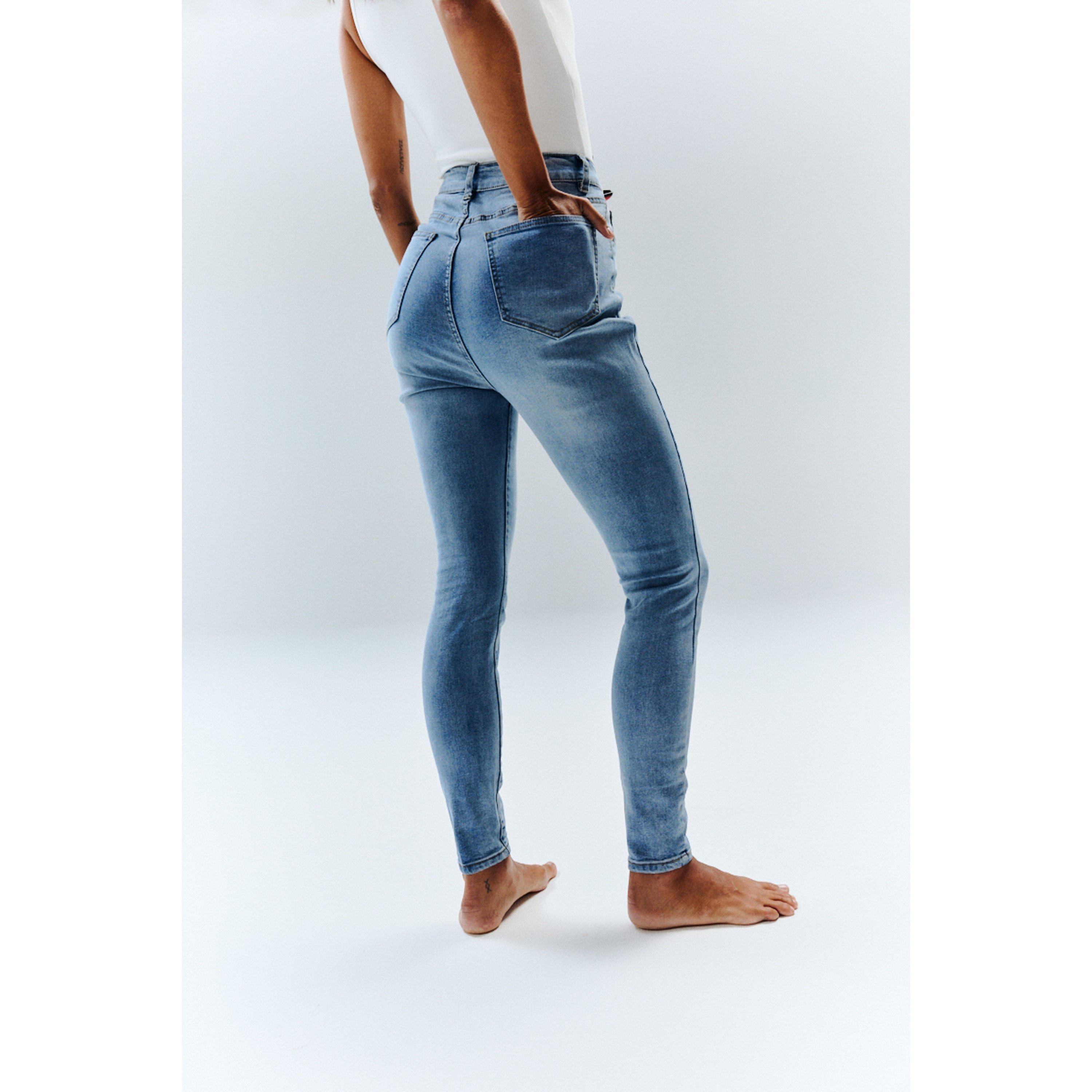 Light Blue - In The Style - Petite Isobelle Skinny Jean - 4