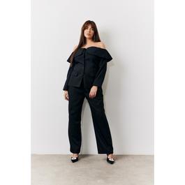 In The Style Black Tailored Trouser