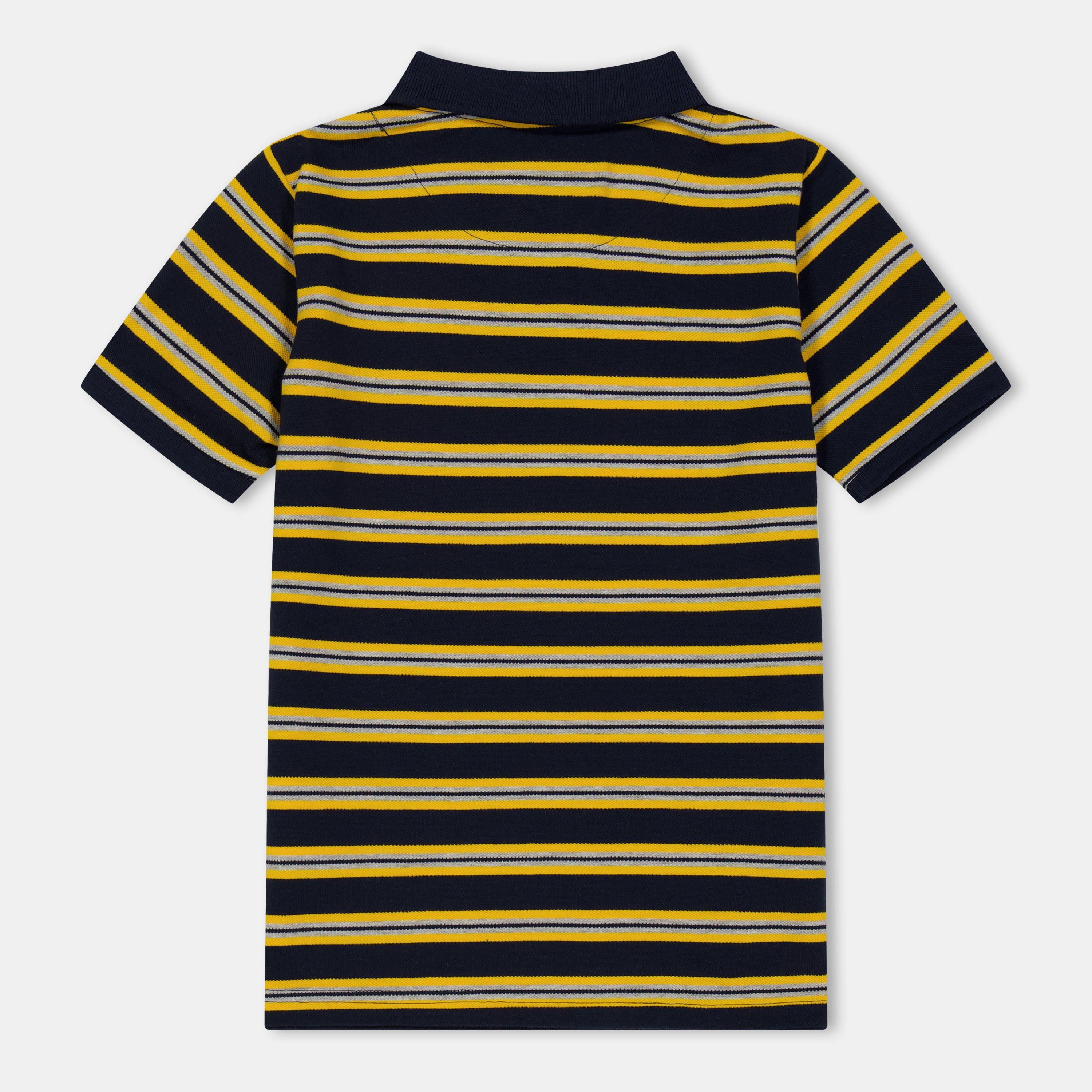 Blue - Farah - Yarn Dye Jersey Polo Blazer Infants - 2