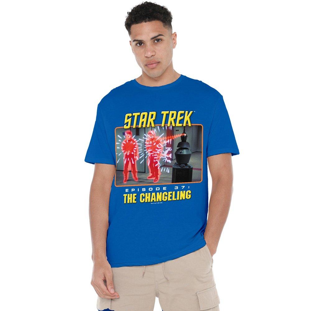 Blue - Star Trek - St Original The Changeling T Shirt Royal - 1
