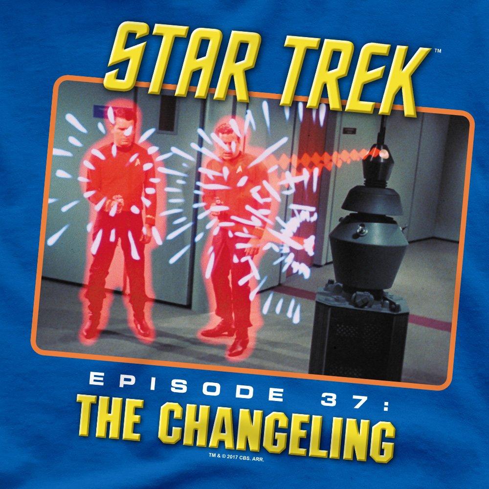 Blue - Star Trek - St Original The Changeling T Shirt Royal - 2