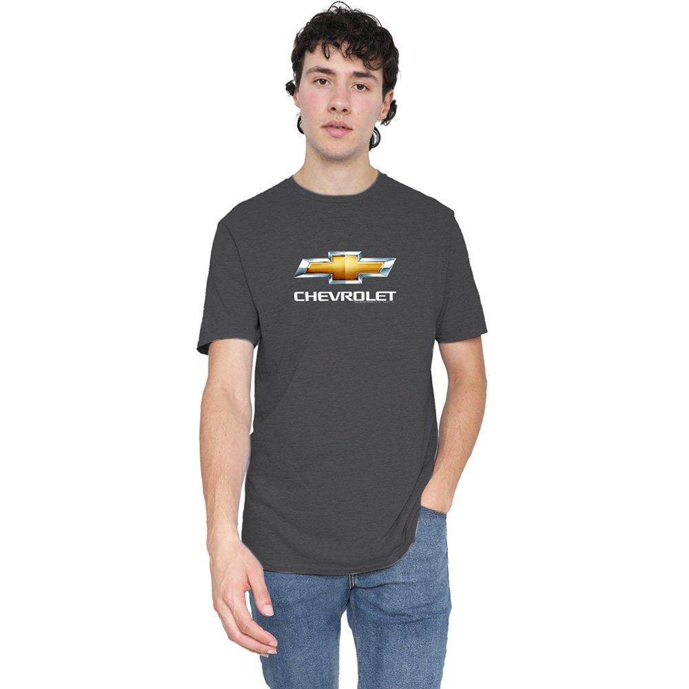 Grey - Other - Chevrolets Chevy Bowtie Stacked T-Shirt Charcoal - 1