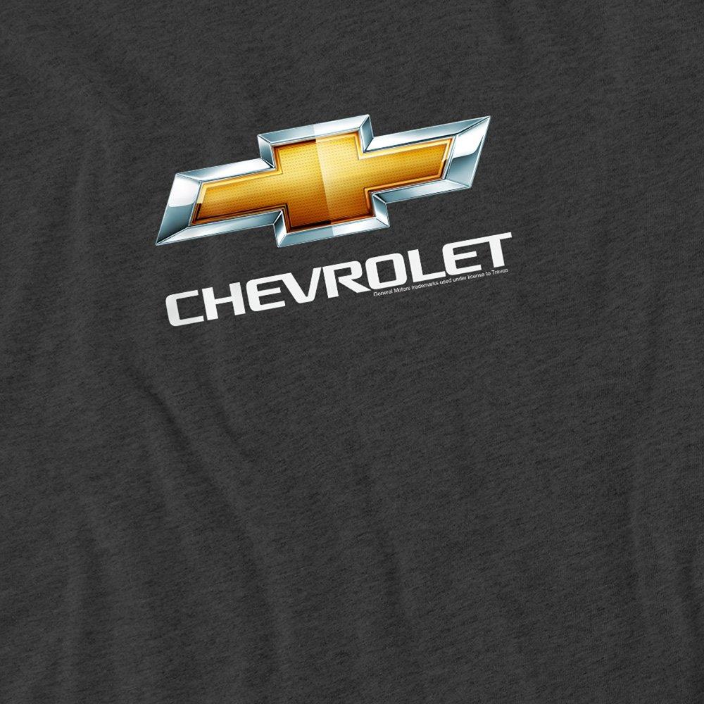 Grey - Other - Chevrolets Chevy Bowtie Stacked T-Shirt Charcoal - 2