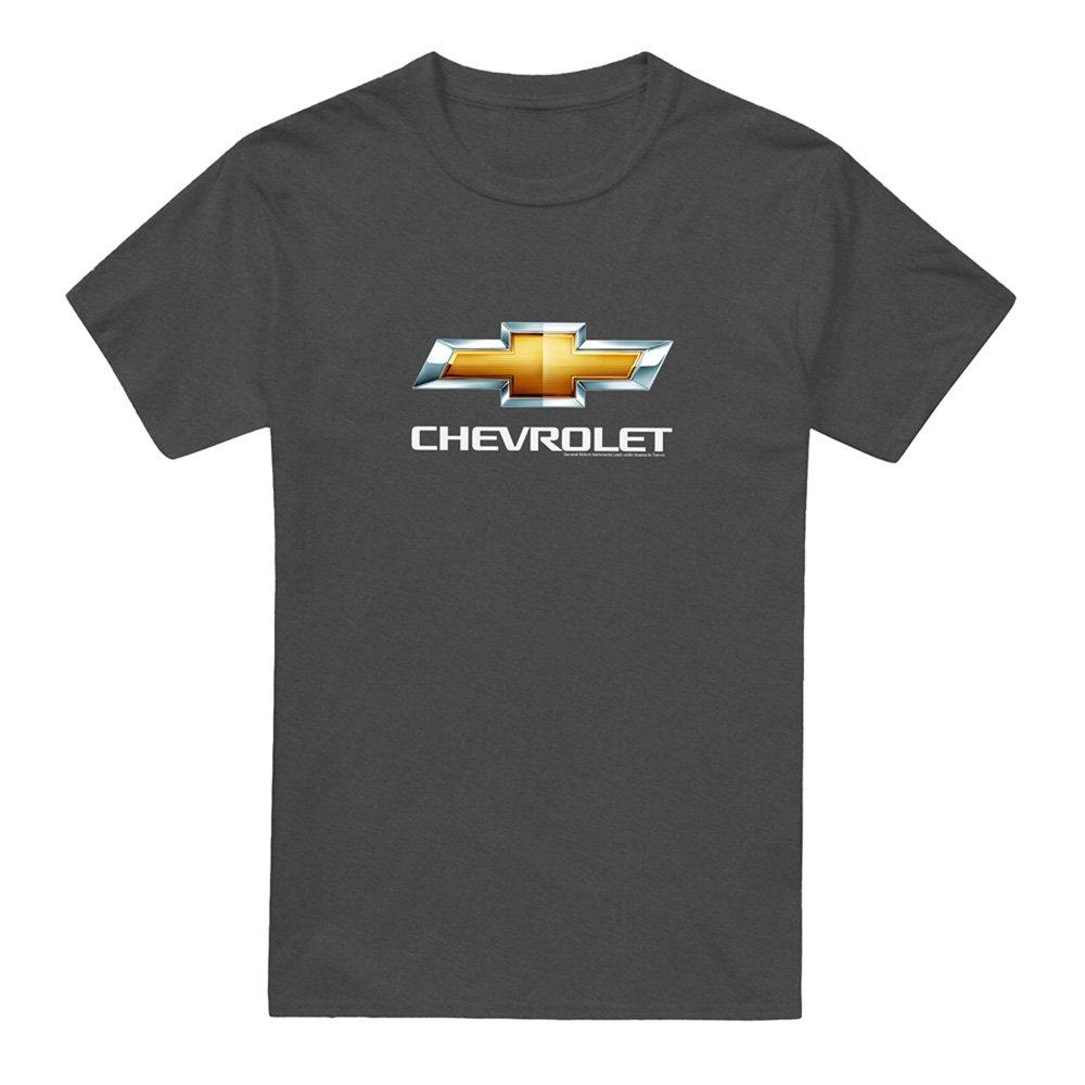 Grey - Other - Chevrolets Chevy Bowtie Stacked T-Shirt Charcoal - 4