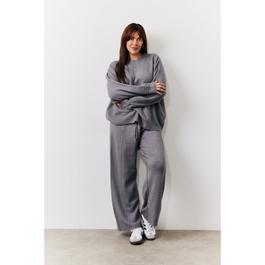 In The Style Blue Seam Front Knit Co-Ord Jumper