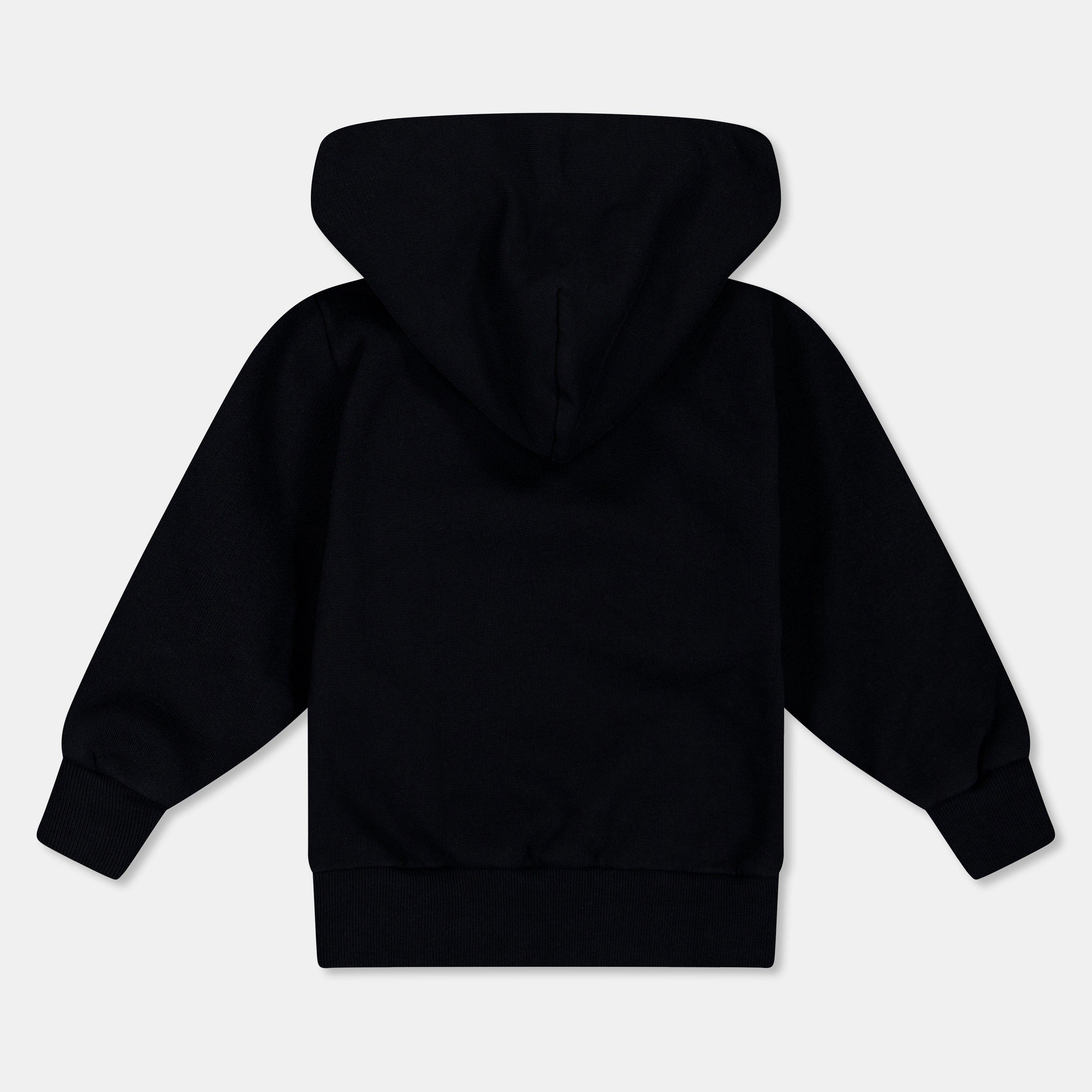 Black/White - Balenciaga - Unisex Over the Head Kids Hoodie - 2