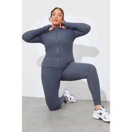 fITS Charcoal Zip Through Jacket