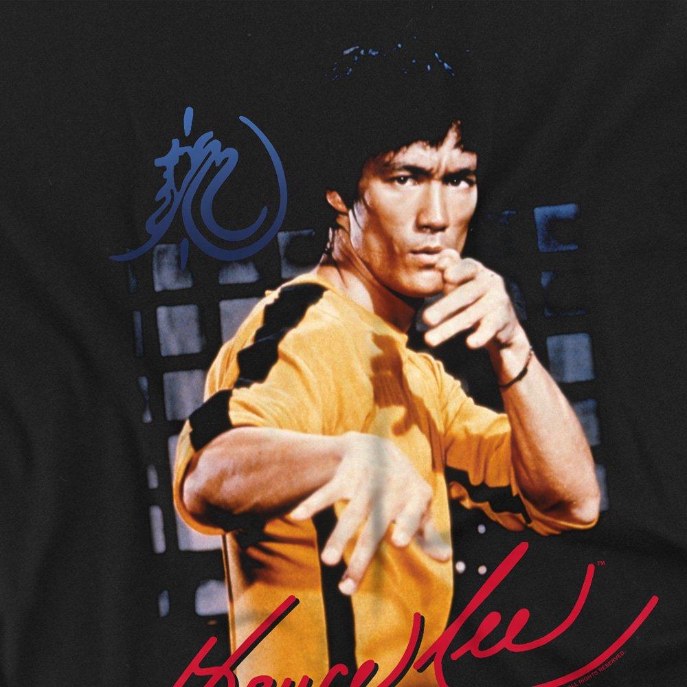 Black - Other - Bruce Lee Yellow Jumpsuit Long Sleeve T-Shirt Bla - 2