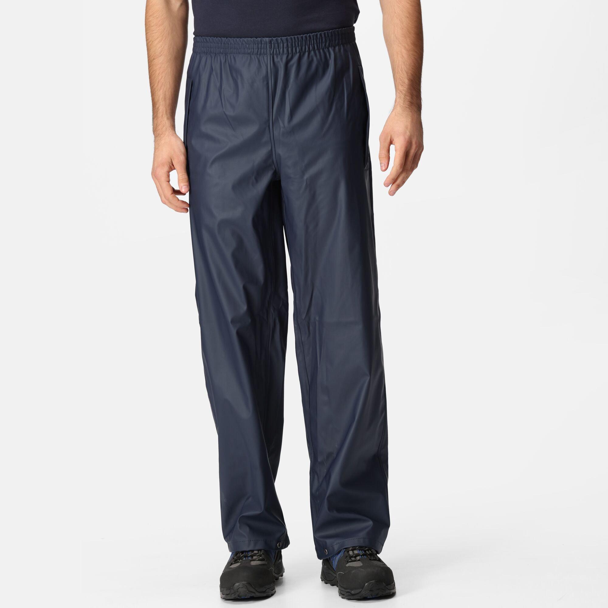 Navy - Regatta - Mens Stormflex II Waterproof Trousers - 1