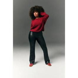 In The Style Tall Black Perfect Sculpting High Waisted Leather
