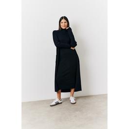 In The Style Black Fine Gauge Knit Co-Ord Longlined Cardigan
