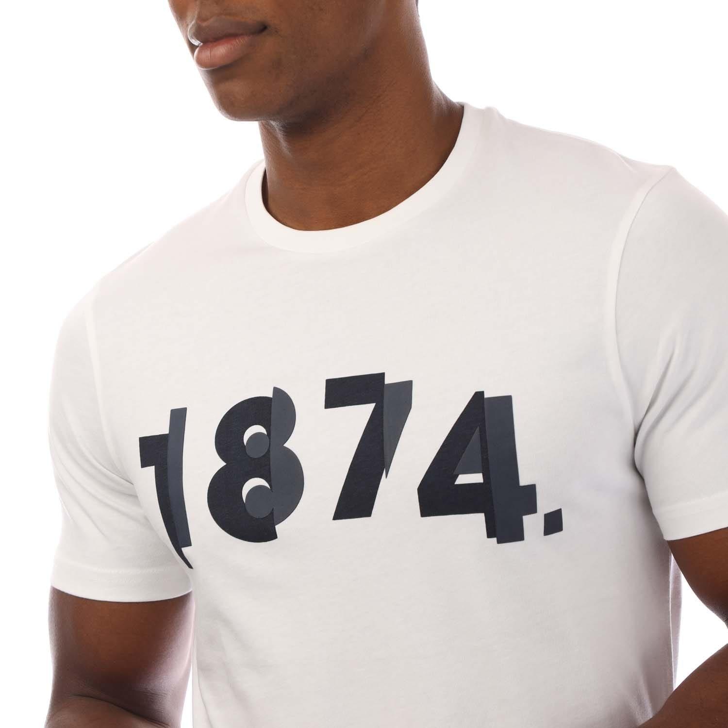 White - Lyle and Scott - 1874 Graphic T-Shirt - 3