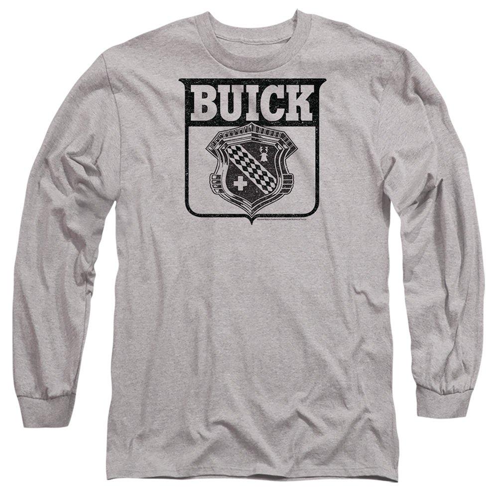 Grey - Other - Buick 1946 Emblem Long Sleeve T-Shirt Athletic He - 1