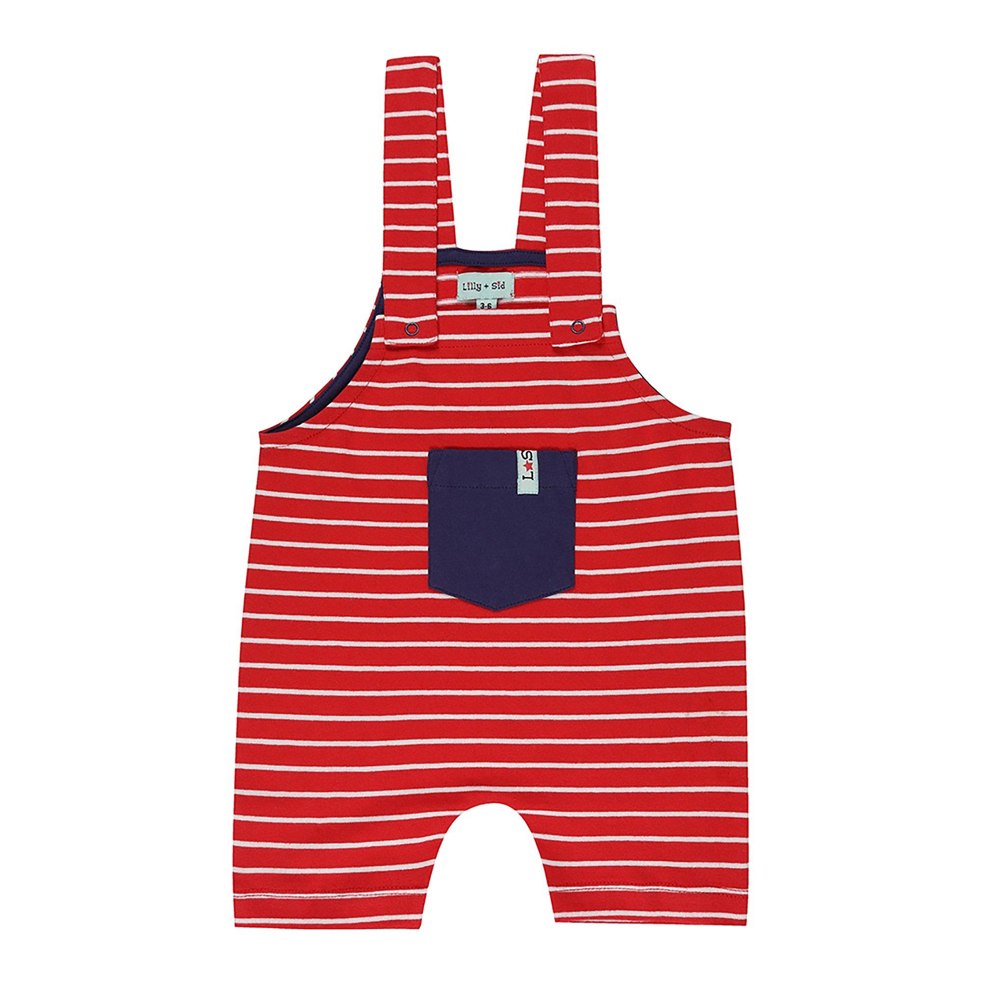 Lilly and Sid Red Dungaree