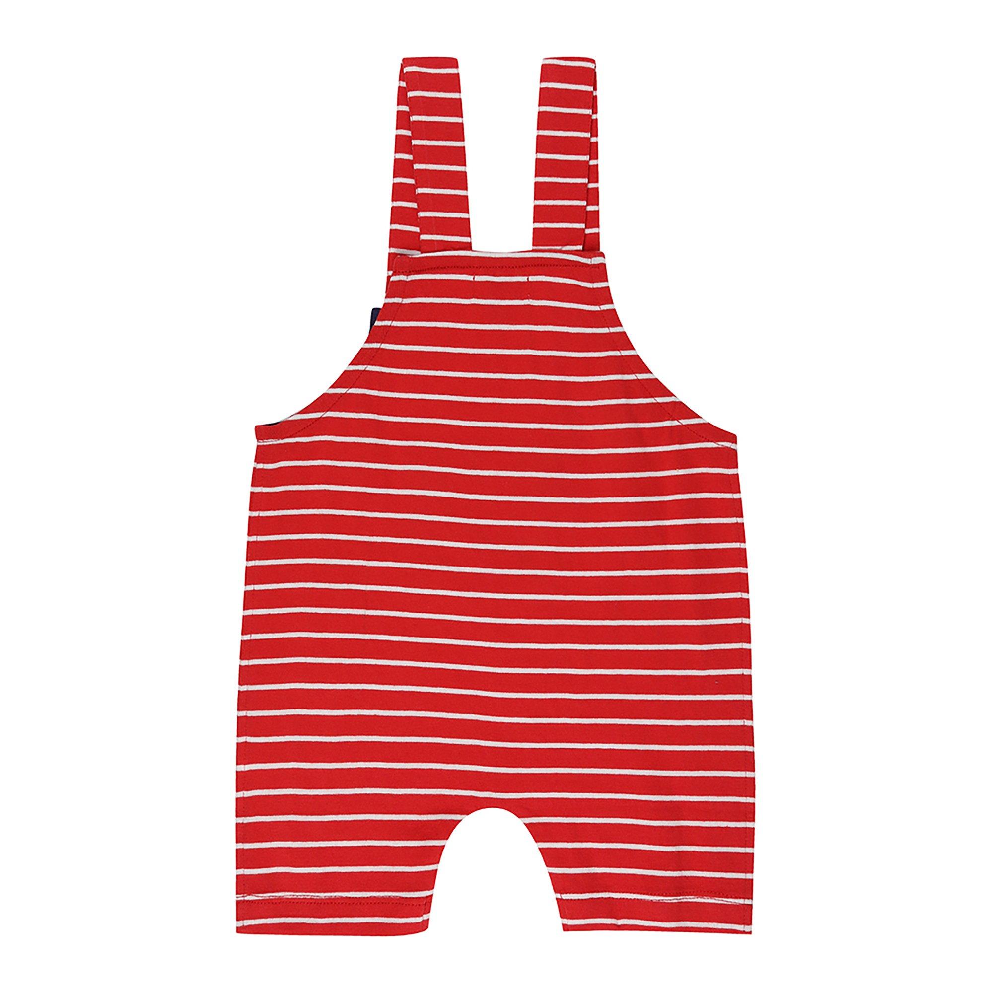 Red - Lilly and Sid - Red Dungaree - 2