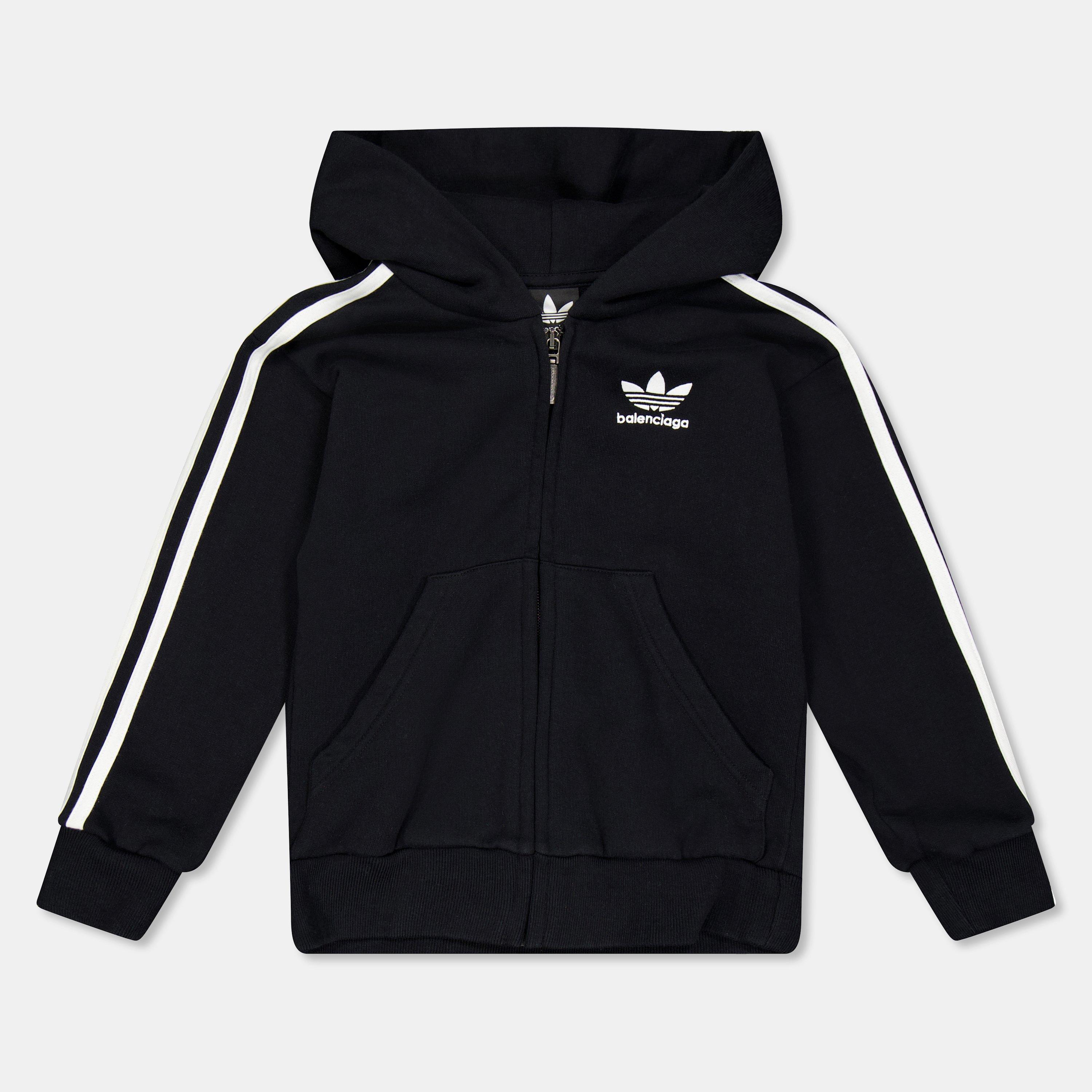 Black/White - Balenciaga - Unisex Over the Head Hoodie, Kids Hoodie - 1