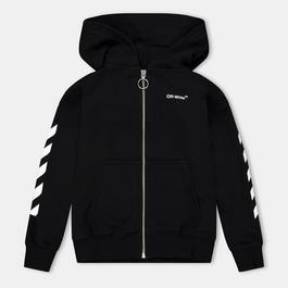 Off White Kids Zip Hoodie