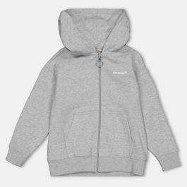 Off White Kids Zip Hoodie