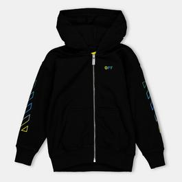 Off White Kids Zip Hoodie