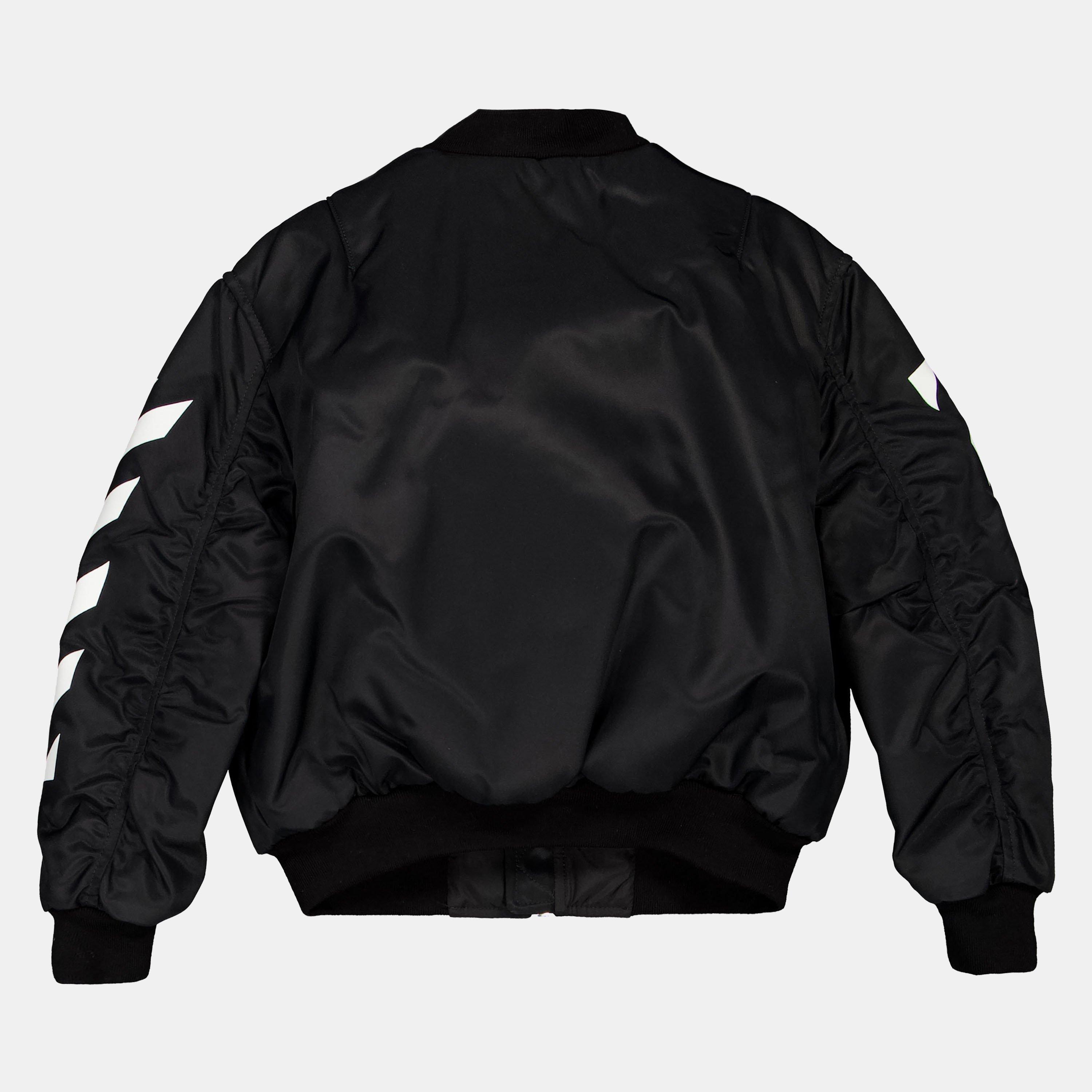 Nero/Bianco - Off White - Kids' Off-White Bomber Jacket - 2