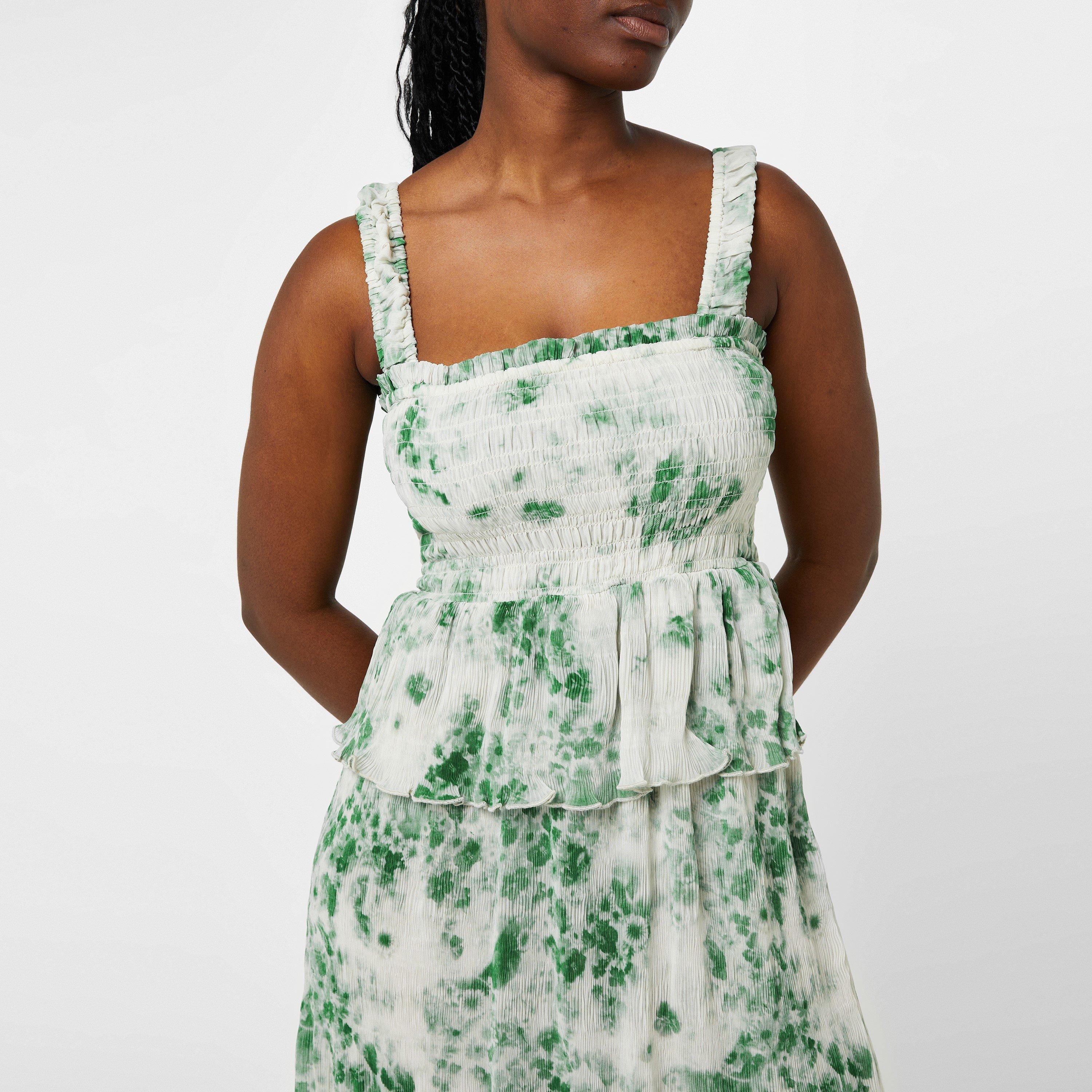 Egret - Ganni - Women's Smock Dress - 3