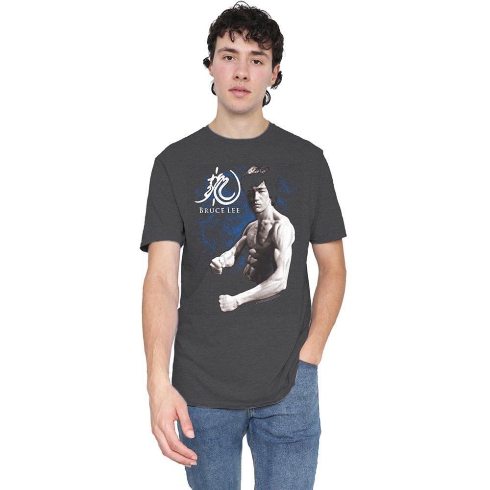 Grey - Other - Bruce Lee Dragon Stance T-Shirt Charcoal - 1