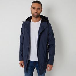 Threadbare Microfleece Lined Longline Showerproof Hooded Rain