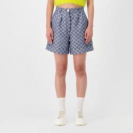 Gucci GG Supreme Denim Shorts