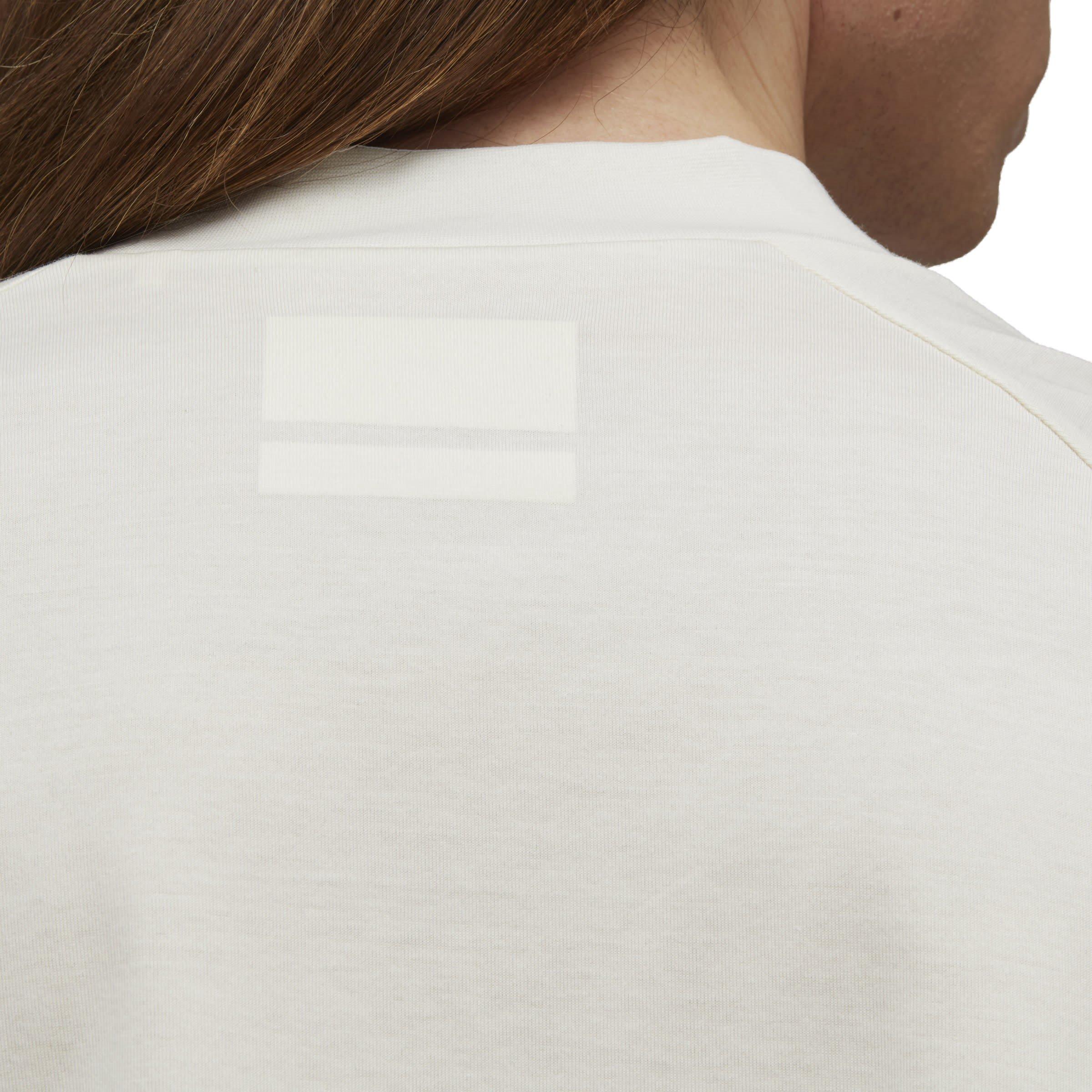 White Black - Y3 - Men's 3 Stripes Regular Fit Short-Sleeve T-Shirt - 7