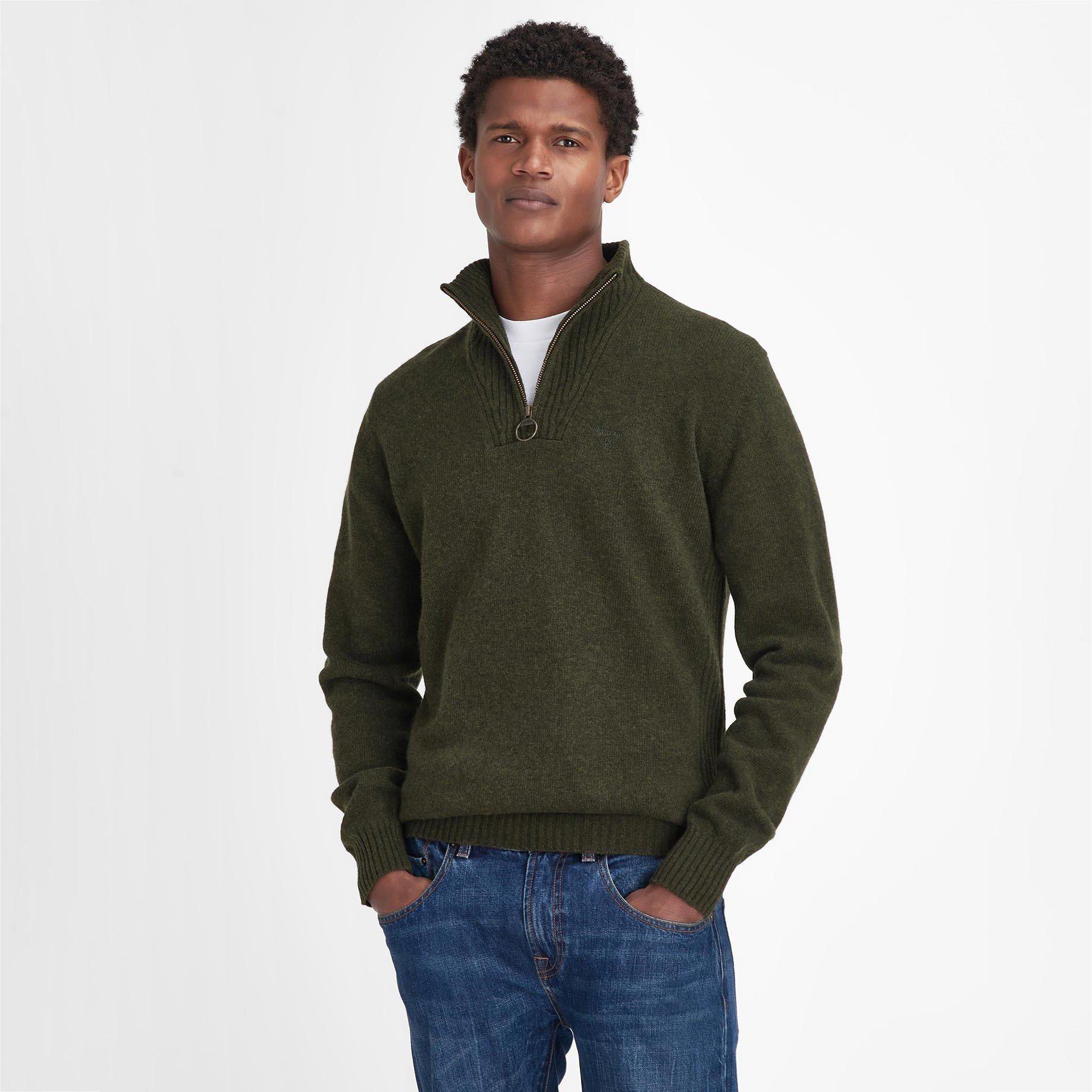 Seaweed - Barbour - Essential Half Zip Jumper - 2
