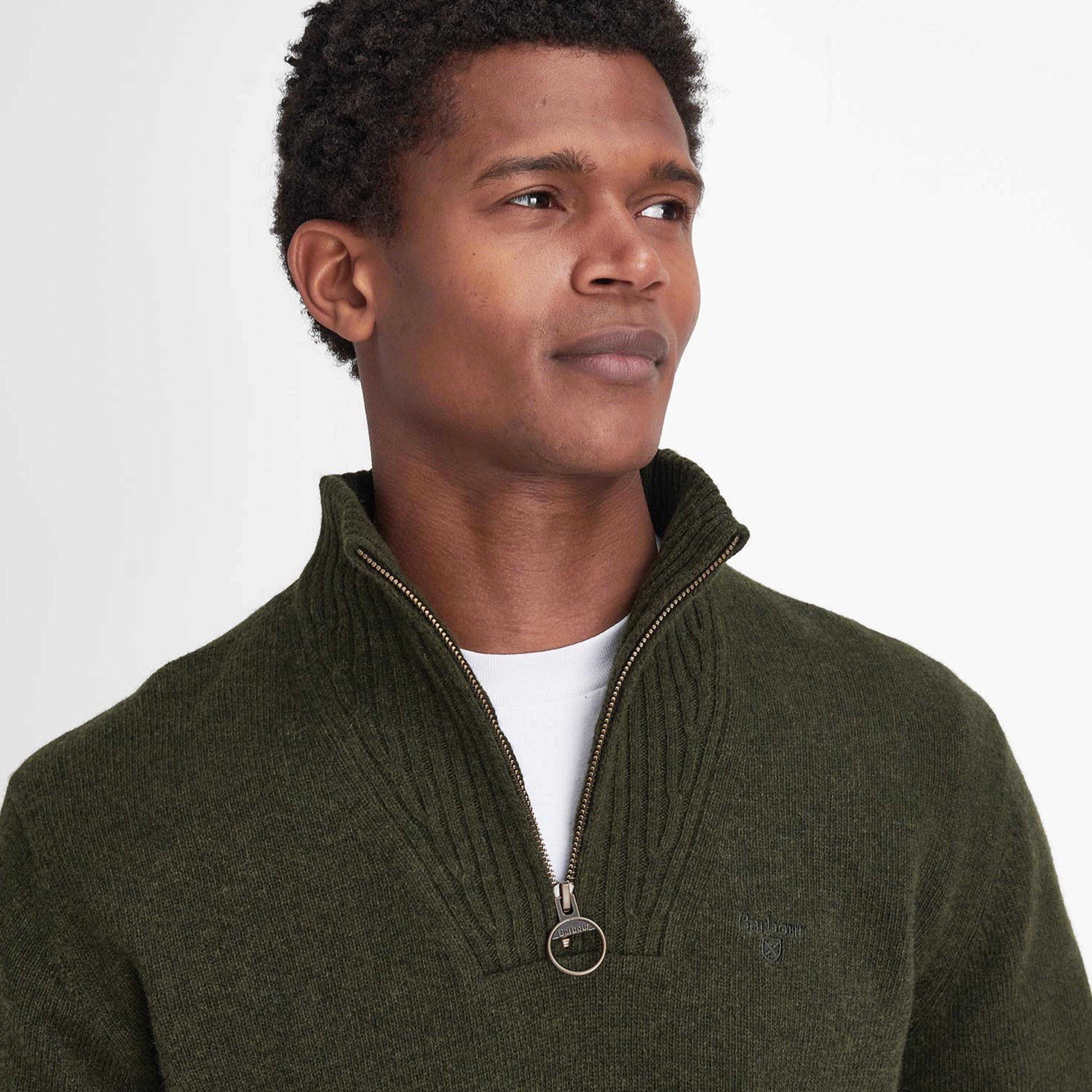 Seaweed - Barbour - Essential Half Zip Jumper - 4