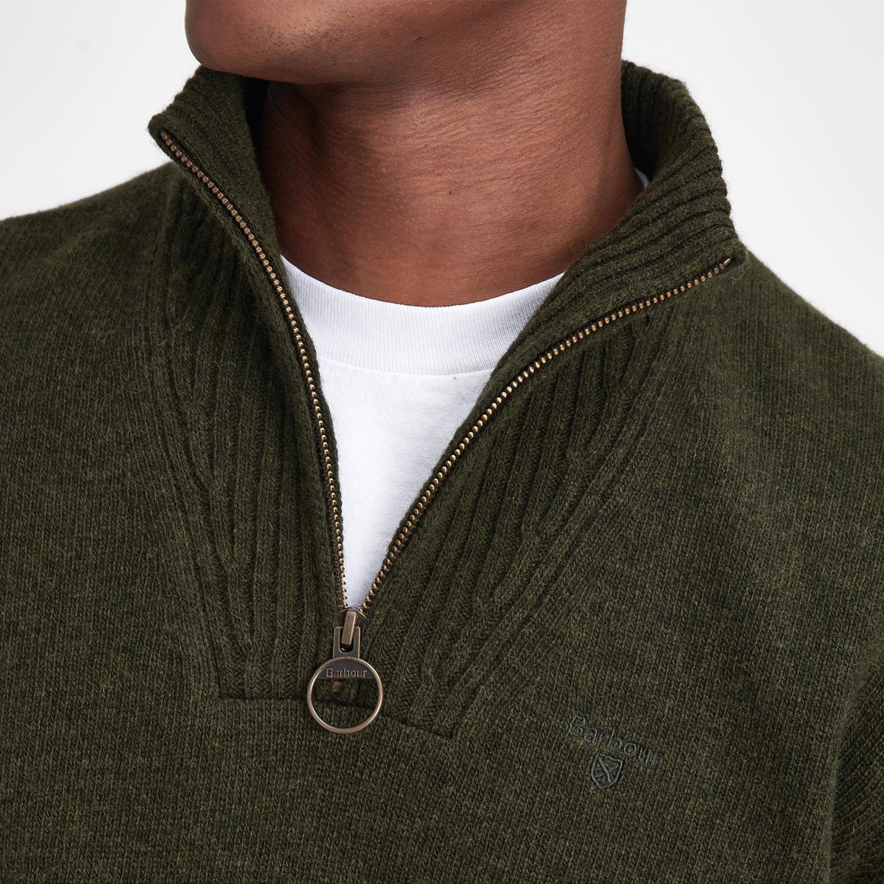 Seaweed - Barbour - Essential Half Zip Jumper - 5