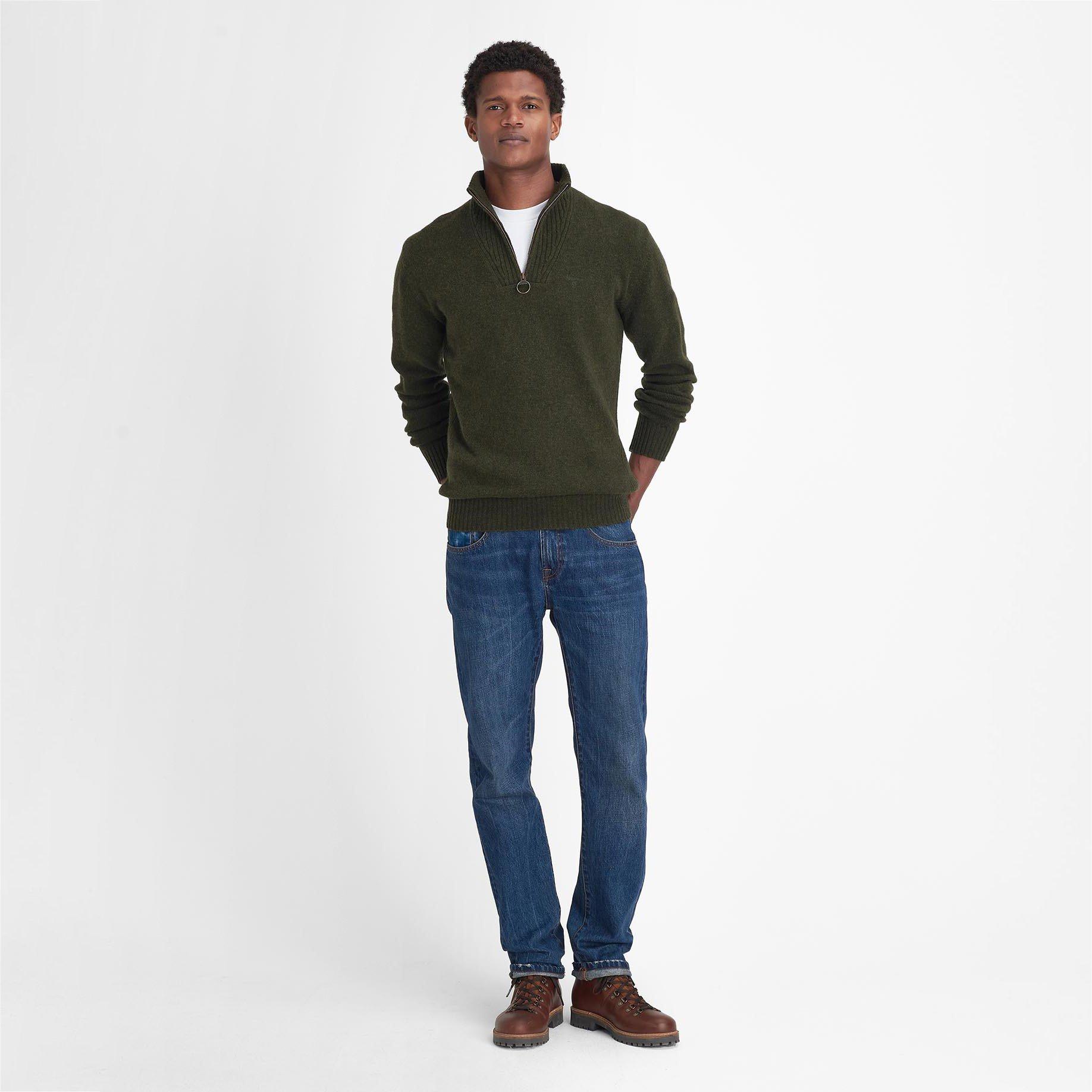 Seaweed - Barbour - Essential Half Zip Jumper - 6