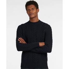 Barbour Essential Cable Knit Sweatshirt