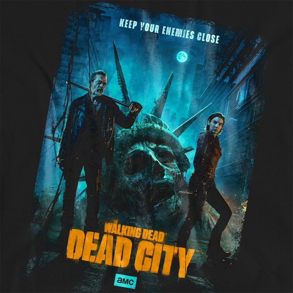 Black - Other - The Walking Dead Dead City Poster Art T Shirt Bla - 2