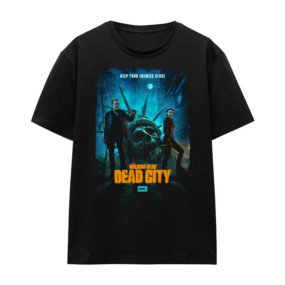 Black - Other - The Walking Dead Dead City Poster Art T Shirt Bla - 4