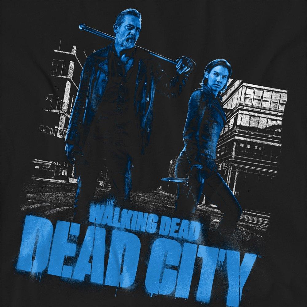 Black - Other - The Walking Dead Dead City Mono Pose T Shirt Blac - 2